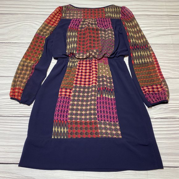 Anthropologie Maeve Blue Rosalie Peasant Dress - Picture 7 of 14